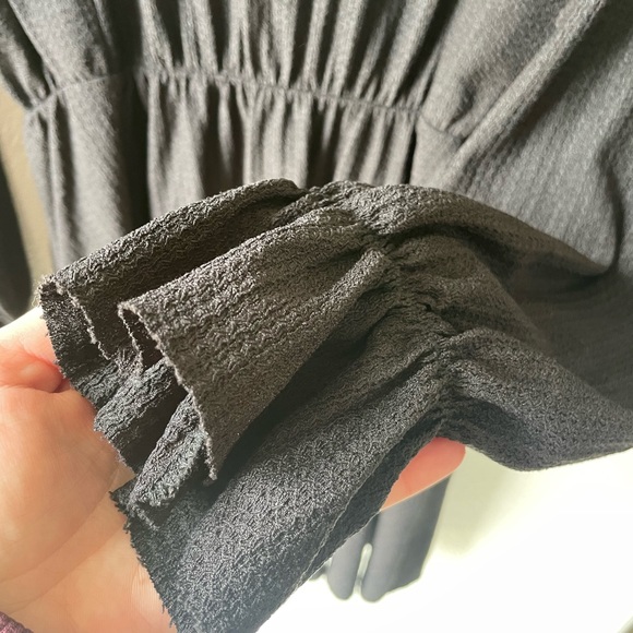 ZARA black woven dress L - Picture 6 of 7